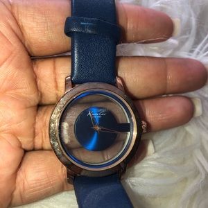 Kenneth Cole Leather Strap Watch